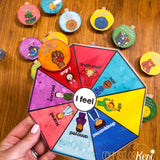 Calm Corner Clip Card: Identify Feelings & Choose Calming Strategies