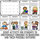 Behaviors and Consequences Classroom Guidance Lesson Behavior Scoot Activity