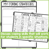 Color by Coping Skills Fall Activity for School Counseling