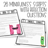Mindful Monsters: Mindfulness Activities for Kids with 26 Mindfulness Scripts for Classroom Guidance Lessons or Small Group Counseling