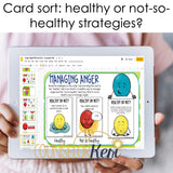 Managing Anger Digital Activity for Google Classroom Distance Learning