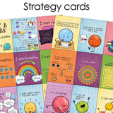 Calm Down Kit Small Box Printables with Coping Skills Cards