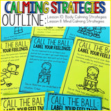 Calming Strategies Centers: Coping Skills Classroom Guidance Lessons