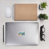 School Counselor Rainbow Letters Bubble-free stickers