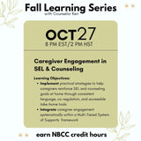Fall Learning Series 2025: Bundled Webinar Professional Development Sessions