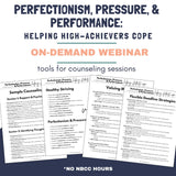 Perfectionism, Pressure, & Performance: Helping High-Achievers Cope On-Demand Webinar: 2025 Summer Learning Series No NBCC Hours