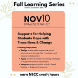 Fall Learning Series 2025: Bundled Webinar Professional Development Sessions