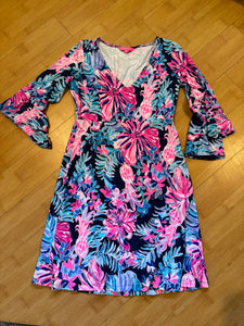 Lilly Pulitzer Medium Tropical Floral Shift