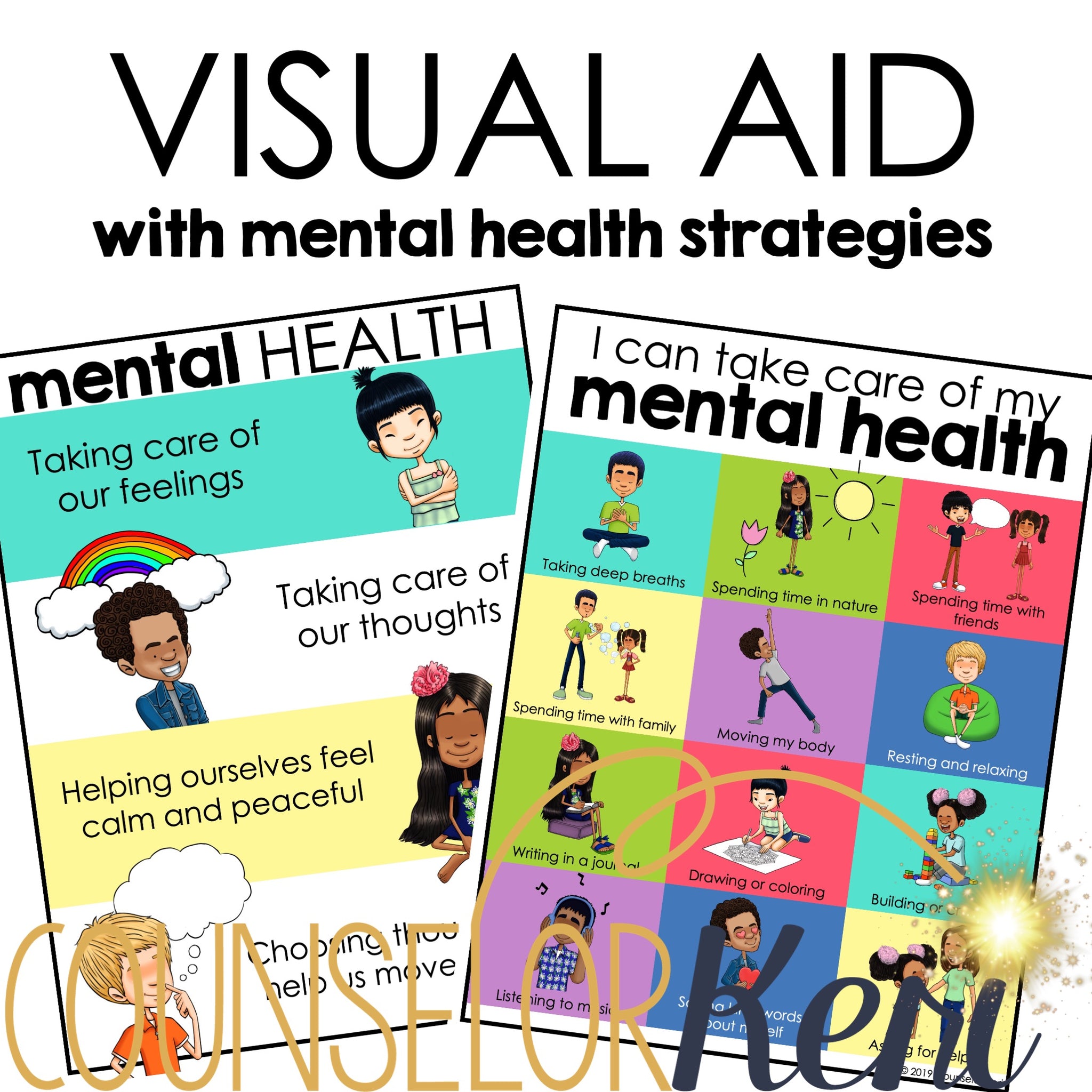 Mental Health Counseling Lesson Plan: Mental Health Activity for K-1 ...