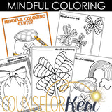 St. Patrick's Day SEL Centers: St Patricks Counseling Activities for March