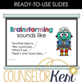 Brainstorming in Conflict Counseling Lesson: Conflict Resolution SEL Activity