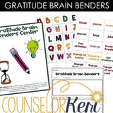 Gratitude SEL Centers: Gratitude Counseling Activities for Classroom Counseling