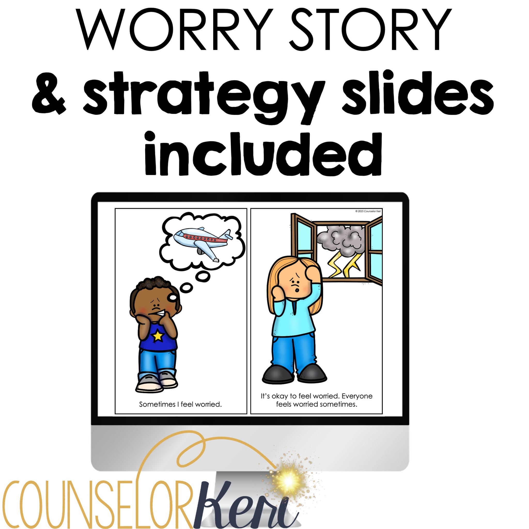 I Feel Worried Counseling Activity Worry Lesson For Kindergarten Coun i-feel-worried-counseling-activity-worry-lesson-for-kindergarten-coun