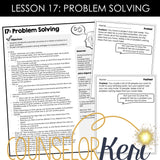 Problem Solving Lesson: Executive Functioning Classroom Counseling Lesson