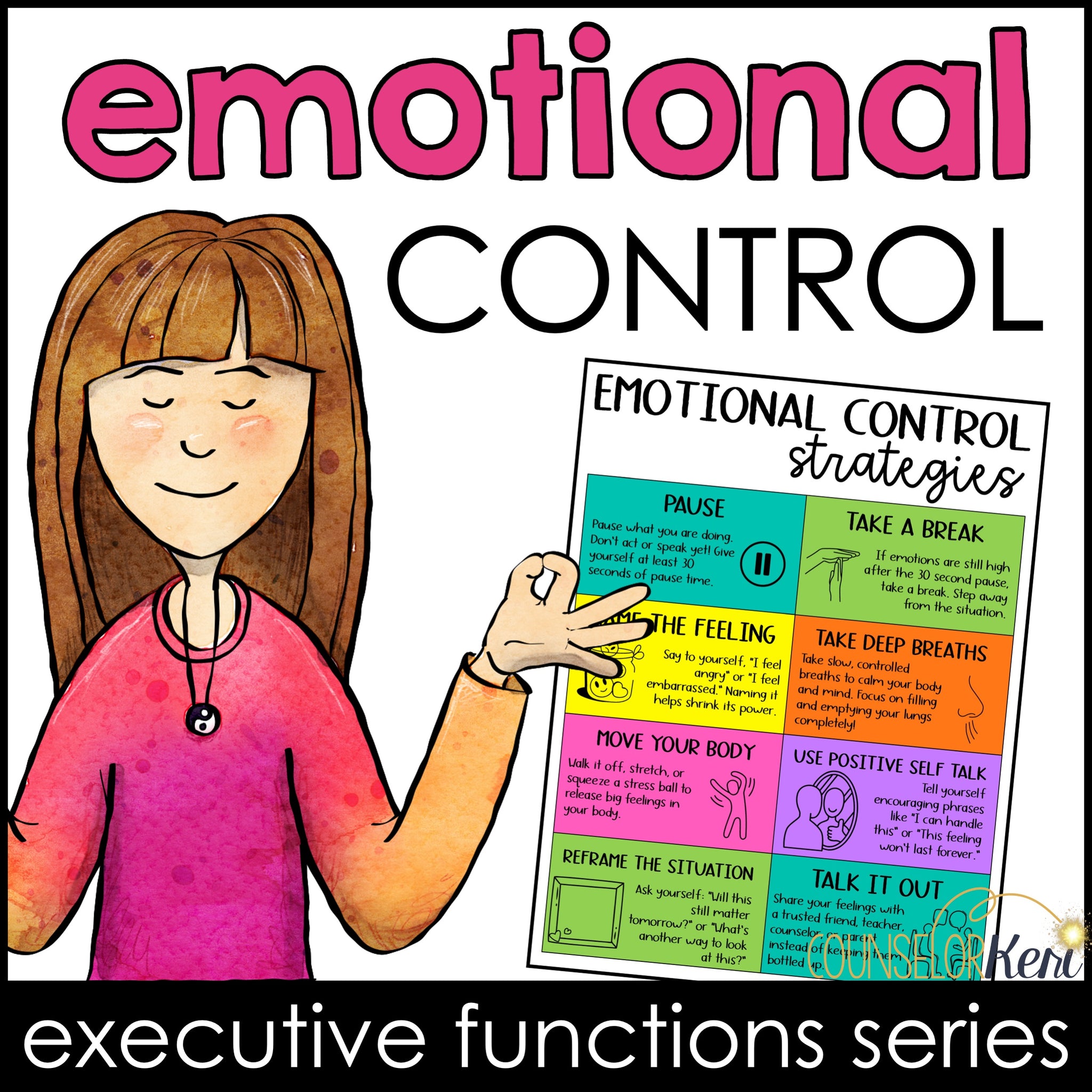 Emotional Incontrol Emotional Control Lesson: Executive Functioning Classroom Counseling L ...