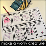 Externalizing Worry: Create a Worry Character Discussion Prompts and Cards for Counseling