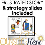 I Feel Frustrated Counseling Activity: Frustration Lesson for Kindergarten