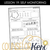 Self Monitoring Lesson: Executive Functioning Classroom Counseling Lesson