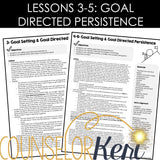 Goal Setting and Perseverance: Executive Functioning Classroom Counseling Lesson
