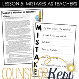 Perfectionism & Handling Mistakes Small Group Counseling Curriculum