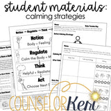 Cognitive Behavioral Therapy Guide & Toolkit: CBT School Counseling Materials