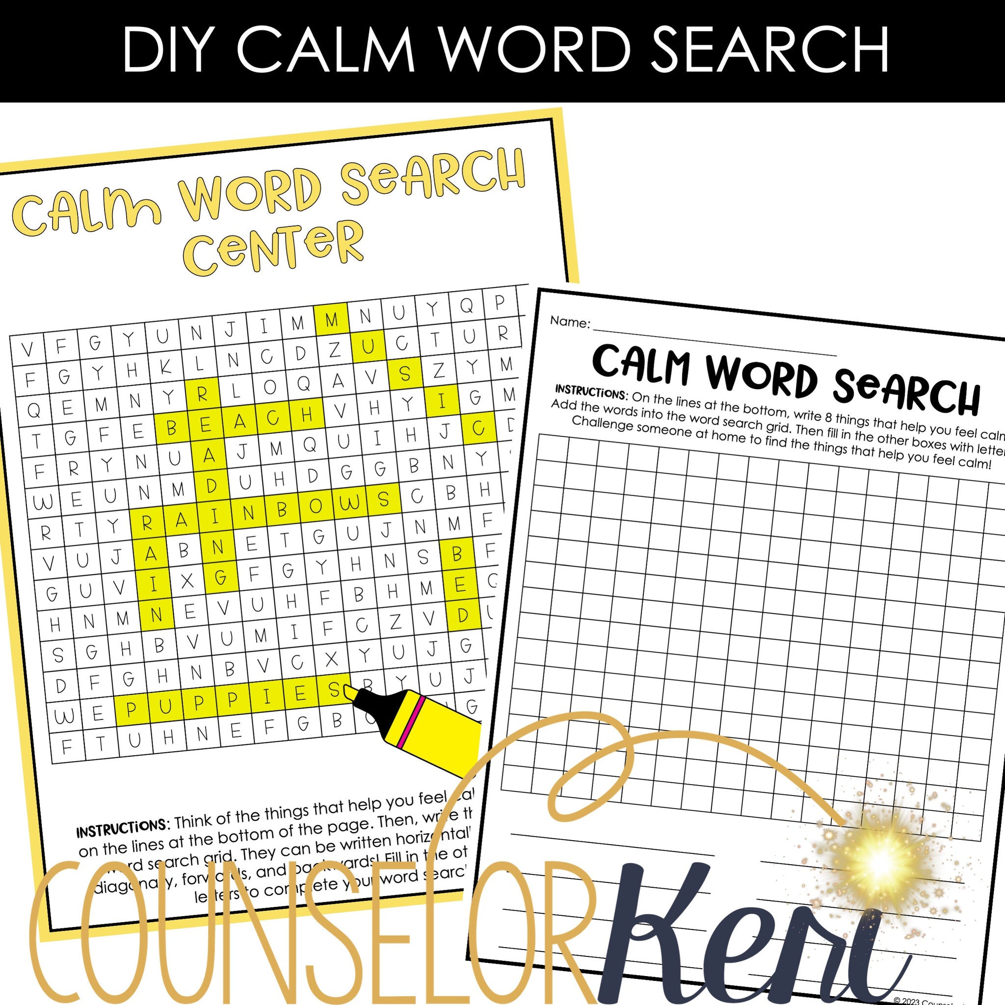 Spring SEL Centers: Spring Counseling Activities for Classroom Counsel ...