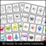 Externalizing Worry: Create a Worry Character Discussion Prompts and Cards for Counseling