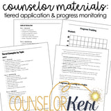 Cognitive Behavioral Therapy Guide & Toolkit: CBT School Counseling Materials