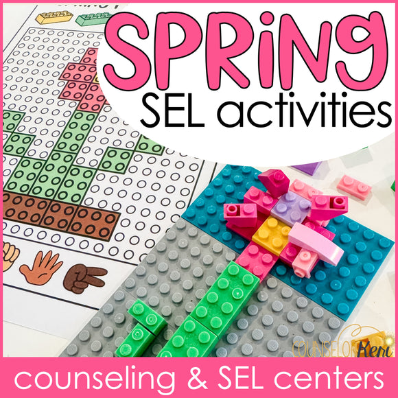 Spring SEL Centers: Spring Counseling Activities for Classroom Counsel ...