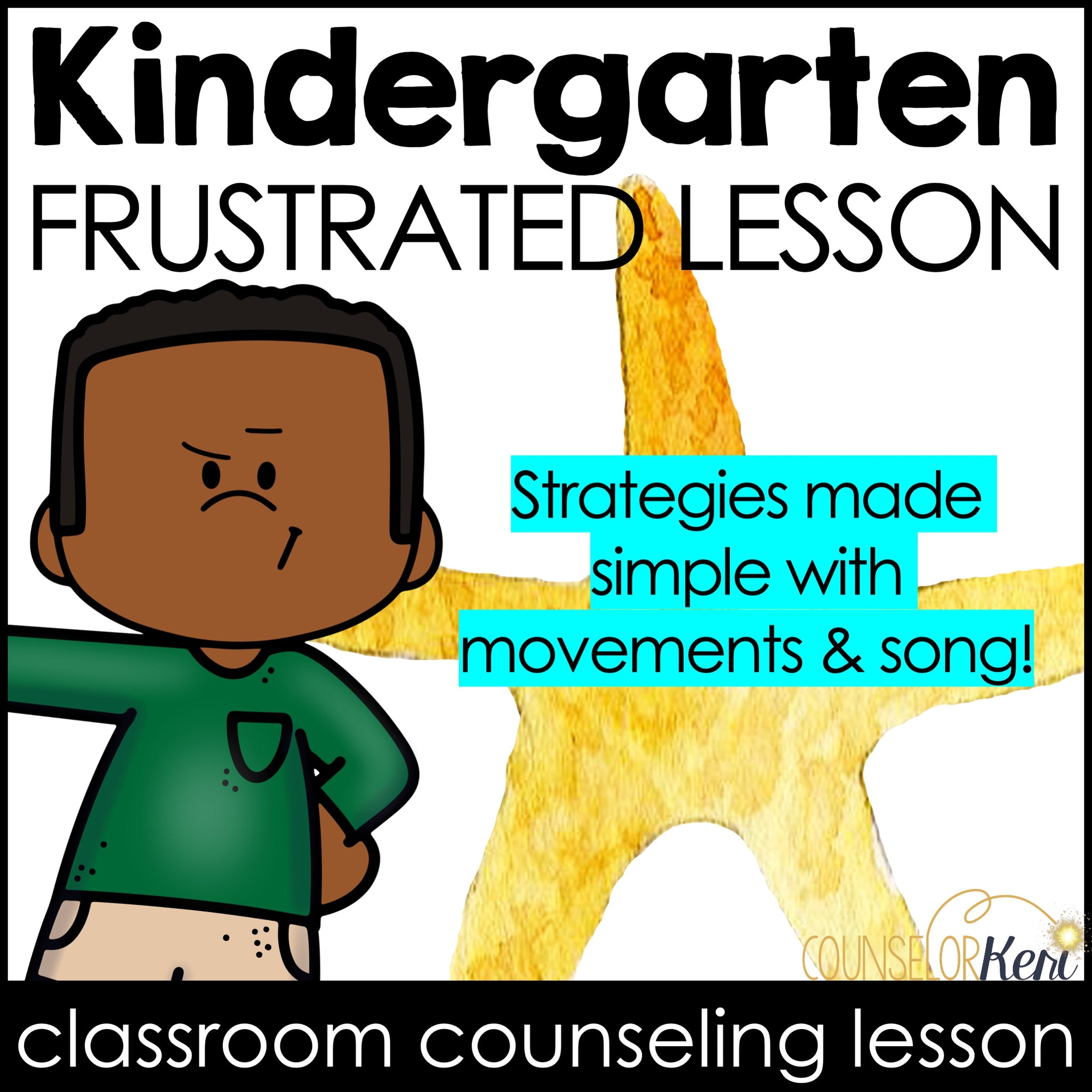 Frusting Activity I Feel Frustrated Counseling Activity: Frustration Lesson for Kinderga ...