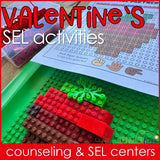 Valentine's Day SEL Centers: Valentine Counseling Activities for February