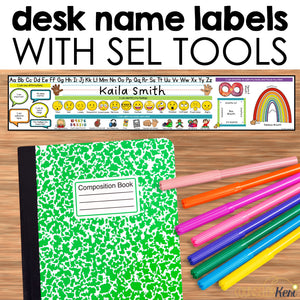 Desk Name Labels with SEL Tools