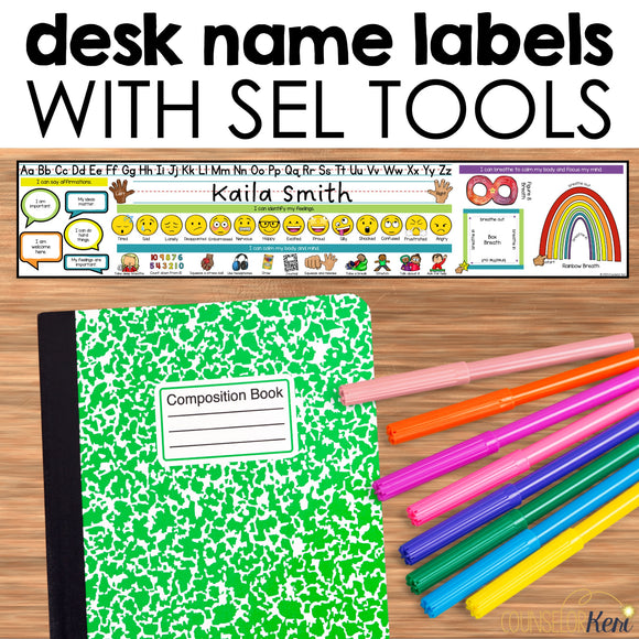 Desk Name Labels with SEL Tools