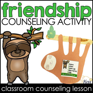 Friendship Counseling Activity: Friendship Lesson for Grades 1-2 Counseling