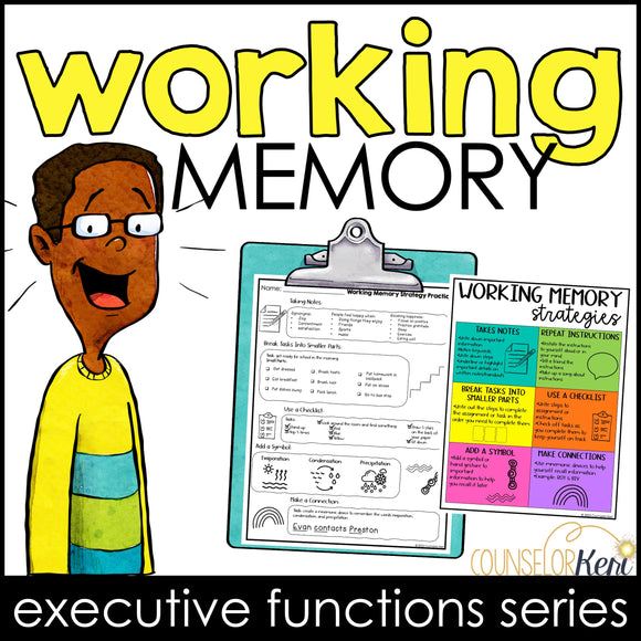 Working Memory: Executive Functioning Classroom Counseling Lesson