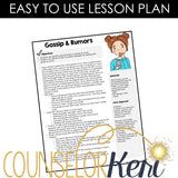 Gossip and Rumors Lesson: How to Deal with Gossip and Rumors Counseling Activity