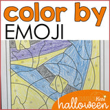 Halloween Color by Feeling Activity: Identify Feelings with Color by Emoji Counseling