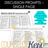 3-5 Mental Health Awareness Activities: Mental Health Centers, Discussion & More
