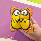 Feelings Calming Strategy Tool: Emoji Fortune Tellers for Counseling and SEL