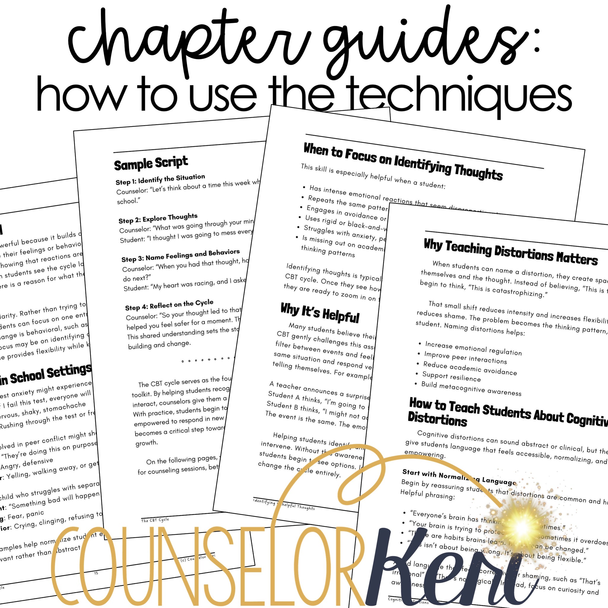 Cognitive Behavioral Therapy Guide & Toolkit: CBT School