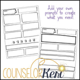 Student Get to Know You Forms for the Beginning of the Year School Counseling