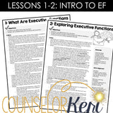 Intro to Executive Functions: Executive Functioning Classroom Counseling Lesson