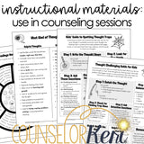 Cognitive Behavioral Therapy Guide & Toolkit: CBT School Counseling Materials
