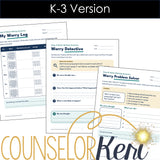 School Avoidance & Anxiety Toolkit for Counselors | K-8 Worksheets for School Refusal Individual School Counseling
