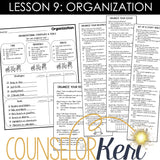 Organization Lesson: Executive Functioning Classroom Counseling Lesson