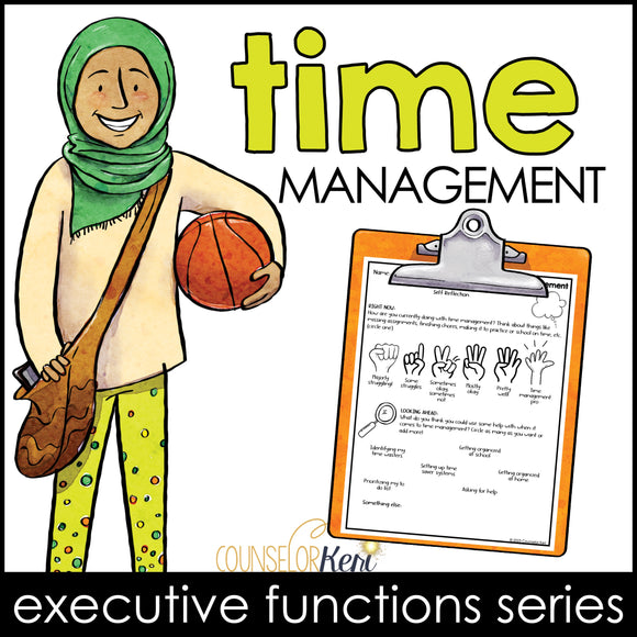Time Management Lessons: Executive Functioning Classroom Counseling Lesson