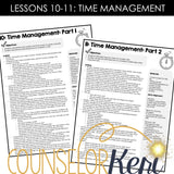 Time Management Lessons: Executive Functioning Classroom Counseling Lesson