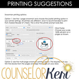 Winter Calming Strategies Bulletin Board and Door Decor for SEL and Counseling