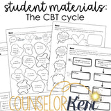 Cognitive Behavioral Therapy Guide & Toolkit: CBT School Counseling Materials