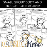 Recognizing Feelings Counseling Lesson: Emotions Body Clues SEL Activity